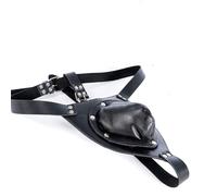 TRQOYTU Men's Chastity Belt Penis Cage Leather Harness Harness Lingerie Chastity SM Bondage Removable Cock Cage Briefs Erotic Underwear Fetish Bondage Sex Toys for Men