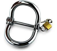 TRQOYTU Metal SM Bondage Slave Hand Restraints, Stainless Steel Sex Handcuffs Bundled Restraint System Fetish Slave Lockable Adult Sex Toys for Men & Women & Couples