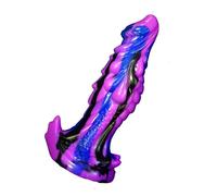 TRQOYTU Monster Bad Dragon Dildo Fantasy Realistic Knot Animal Silicone Dildo Plug Soft Anal Plug with Big Suction Cup Prostate G-Spot Massage BDSM Couple Sex Toys for Men and Women