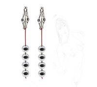 TRQOYTU Nipple Clamps Nipples with Weight Balls Sex Nipple Clamps Nipple Clamps with Weight Nipple Clamps Fetish BDSM SM Bondage Erotic Sex Toys for Women