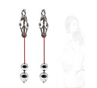 TRQOYTU Nipple Clamps Nipples with Weight Balls Sex Nipple Clamps Nipple Clamps with Weight Nipple Clamps Fetish BDSM SM Bondage Erotic Sex Toys for Women