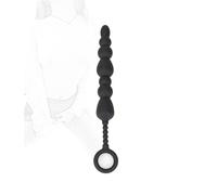 TRQOYTU Silicone Anal Beads Anal Chain with 7 Balls in Different Sizes Anal Dildo with Anal Balls Anal Beads Anal Trainer Anal Plug Butt Plug Dilator SM Anal Sex Toy for Women Men