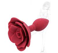 TRQOYTU Silicone Anal Plug Butt Plug with Feel Pure Pleasure Fetish Anal Plug Butt Plug Anal Tranining Massage Masturbator G-Spot Anus Stimulator SM Sex Toy for Men Women