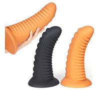 TRQOYTU Silicone Big Butt Plug with Strong Suction Cup Anal Plug Toy Dildo Soft Anal Plug Anal Dildo S/M/L/XL/XXL Size Suitable for Professionals, for Beginners Sex Toys