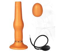 TRQOYTU Silicone Ovipositor Anal Plug with Egg Spit Ball Butt Plug with Inflatable Hand Pump Airflow Push Egg Prostate Stimulation Multi-Purpose Anal Dildos Anal Sex Toy for Couples