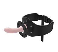 TRQOYTU Silicone Wearable Thigh Prosthetic Penis - Wearable Strap - Anal Plug with 4 Adjustable Sizes Suitable for Men, Women, and Couples, This Strapless Sex Toy is Easy to Use and Comfortable