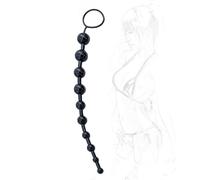 TRQOYTU Silokon Anal Beads Anal Chain Butt Plug Balls Made of Silicone Anal Dildo Anal Masturbator Anal Plug Anus Plug with Pull Ring Anal Expander BDSM Anal Sex Toy for Women Men