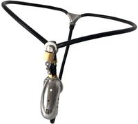 TRQOYTU Stainless Steel Concealed Chastity Belt | Invisible Male Chastity Underwear | Stainless Steel Metal Underwear | BDSM Penis Cage | Chastity Device | Male Sex Toy