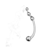 TRQOYTU Stainless Steel Double Dildo with Balls Prostate Massage Dildo Metal Anal Plug Butt Plug Vagina Anal Dildo Anal Ball G-Spot Stimulator Masturbator BDSM Sex Toy for Couples