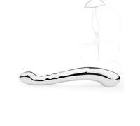 TRQOYTU Stainless Steel Double Head Anal Dildo Anal Plug Masturbation Double Vaginal Orgasm Metal Butt Plug Fetish P-Spot Prostate Stimulators Erotic Sex Toy for Couples Beginners