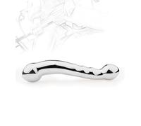 TRQOYTU Stainless Steel Double Head Anal Dildo Anal Plug Masturbation Double Vaginal Orgasm Metal Butt Plug Fetish P-Spot Prostate Stimulators Erotic Sex Toy for Couples Beginners