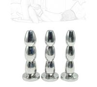 TRQOYTU Stainless Steel Urethral Dilator Hollow Penis Plug Dilator Metal Catheter Sounding Penis Plug Urethral Dilators Stimulation Prostate Masturbation SM Erotic Sex Toy for Men