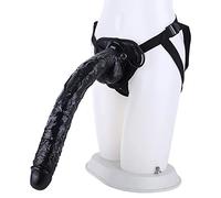 TRQOYTU Strap-on Dildo Strap-on Dildos Penis Strap Super Long Strap On Penis Replica Realistic Anal Prostate Stimulator Vagina Pussy Masturbating SM Bondage Sex Toy