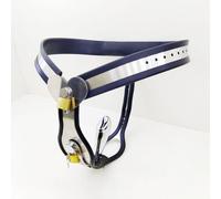 TRQOYTU Women's Ultimate Stainless Steel Penis Cage Chastity Belt with Removable Anal Plug Bondage Set Female Chastity Device Fetish Slave Torture Sex Toy Chastity Belt for Women