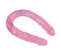 TRQOYTU XXL Double Dildo, Classic Dildo, Double Enjoyment of Penetration and Stimulation - Lesbian Couple High Reality Product, Soft Silicone Anal Dildo and Masturbation Tool