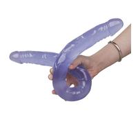 TRQOYTU XXL Double Dildo, Classic Dildo, Double Enjoyment of Penetration and Stimulation - Lesbian Couple High Reality Product, Soft Silicone Anal Dildo and Masturbation Tool