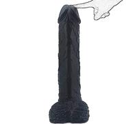TRQOYTU XXXL Realistic Dildo Giant Anal Dildo Huge Big Horse Thick Dildo with Strong Suction Cup Silicone Butt Plug G-Spot Stimulation Orgasm Dong Sex Toy for Men and Women