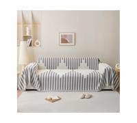 TRQQWEQQ Chenille Sofa Cover Furniture Protector Washable Couch Cover Blanket With Tassel Sofa Slipcover For 2 Cushion Couch For Furniture Bed Couch Sofa(Light Gray B,180 * 180cm)
