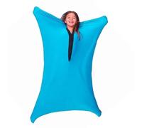 TRQQWEQQ Sensory Body Sock For Adult Sensory Socks Keep Nice Sleeping Comfortable Full-Body Wrap Stretchy Body Sox(Sky blue,S/Small)