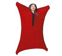 TRQQWEQQ Sensory Body Sock For Adult Sensory Socks Keep Nice Sleeping Comfortable Full-Body Wrap Stretchy Body Sox(Red,L/Large)