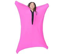 TRQQWEQQ Sensory Body Sock For Adult Sensory Socks Keep Nice Sleeping Comfortable Full-Body Wrap Stretchy Body Sox(Pink,L/Large)