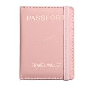 TRQQWPM PU Passport Holder Blocking Wallet with Ample Card, A | Keep Your Documents Organized and Secure on the Go During Your Journeys for Business Professionals