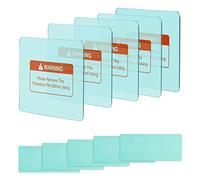 TRQWH Welding Helmet Replacement Lens Outside Protective Lens Filter Covers Clear Outer Cover Lens for True Color Auto Darkening Welding Helmet 5 Outer（4.5" X 3.5"）5 Inner（4.1" X2.1")