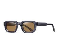 TRRDB 2025 Retro Square Sunglasses Street Shooting Simple Women's Sunglasses, C6, 140*145*42mm