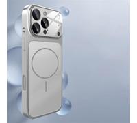 TRRDB Magnetic Matte Anti-Slip Phone Case for iPhone 17 16 15 14 13 Pro Max 17 Air 14 15 16 Plus Wireless Charge Shockproof Cover,Titanium Silver,for iPhone 13 pro max