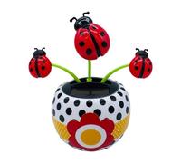Trredrins Car Ornaments Solar Dancer Flower Butterfly Flip Flap Bobbleheads Dancer Toy Interior Desk Decoration Dashboard