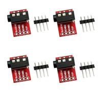 TRRS 3.5mm Plugs Break Outs Module Compatible For Headphone And Microphone Circuits Music Video Interfaces Module TRRS Headphone