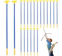 Trrymbbe 20Pcs Suction Cup Arrows Replacement 16.54 Inch Long Arrows for Kids Well-balanced Lightweight Reusable Archery Toy Outdoor Indoor Sports for Boys Girls Archery