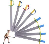 Trrymbbe 8PCS Foam Sword & Knife, 20.9x1.8 Inch EVA Foam Toy Sword & Knife Soft Weapons, Pretend Play Swords for Kids for Birthday Party Activities and Kindergarten Performance Swords for Kids