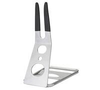 Trrymbbe Bike Kickstand Non-Slip Display Bike Stand Foldable Metal Bicycle Parking Rack SilverBicycle Parking Rack
