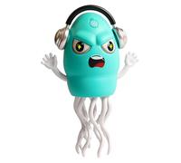 Trrymbbe Dancing Jellyfish Toy, Magical Electric Dancing Jellyfish Baby Toy with LED Light and Music, Crawling Musical Baby Supplies for 3 4 5 6 Birthday Green Octopus