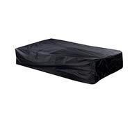 Trrymbbe Heavy Duty Snooker Pool Table Dust Cover Anti-UV Tear Resistant Polyester Fabric Outdoor Furniture Cover Black (160 * 115 * 50cm)