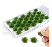Trrymbbe Miniature Grass Tufts Realistic Artificial Grass Tufts Decorative Static Applicator Artificial Model Making Accessories for DIY Railway Train Landscape Summer