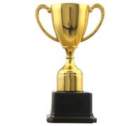 Trrymbbe Trophy Cup Golden Small Golf Trophy Awards without Lid 7.1 Inch Golden Plastic Toys for Kids Party Favors, Props, Rewards, Winning Prizes Plastic