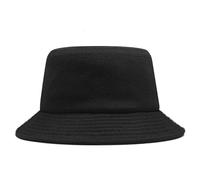 TRRYUIP Bucket Hat Big Head Men Large Size Wool Fisherman Hat Male Winter Cap Man Plus Felt Bucket 56-60cm 60-65cm(Black,60-65cm)