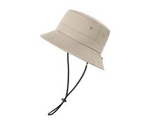 TRRYUIP Bucket Hat Spring and Summer Dry Quickly Fisherman Hat Women Beach Sun Cap Men Big Size Bucket Hats 56-58cm 58-60cm(Khaki,Head 58-60cm)