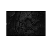 TRRYUIP Fish Tank Background 3D Effect Black Stone Aquarium Background Poster Rock Self Adhesive Fish Tank(30x40cm)