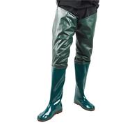 TRRYUIP Waders For Men Waterproof Nylon Fishing Waders PVC Coarse Hip Wader Water Pants Boots(40)