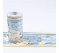 TRRYUIP Wallpaper Border 10M/Roll Self Adhesive Waterproof Waist Lines Wallpaper Bathroom Skirting Line Decor Baseboard Corridor Floor Borders Sticker(9)