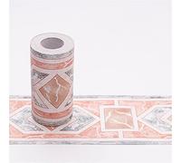 TRRYUIP Wallpaper Border 10M/Roll Self Adhesive Waterproof Waist Lines Wallpaper Bathroom Skirting Line Decor Baseboard Corridor Floor Borders Sticker(11)