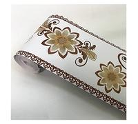 TRRYUIP Wallpaper Border PVC Self-Adhesive Waterproof 3D Wall Sticker Kitchen Bathroom Kicking Line Waistline Wallpaper Borders Removable Stickers Decor(WB08 18)