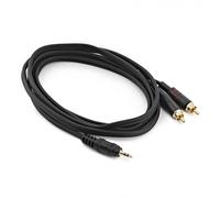 TRS 3.5mm Jack to RCA Phono Pro Cable 2m