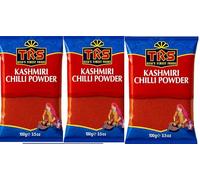 TRS Kashmiri Chilli Powder, Red Chilli Powder - Pure, Vibrant Color, Mild Heat - Perfect for Authentic Cuisine (100g (Pack of 3))