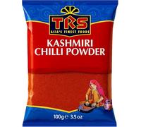 TRS Kashmiri Chilli Powder, Red Chilli Powder - Pure, Vibrant Color, Mild Heat - Perfect for Authentic Cuisine (100g (Pack of 1))