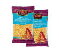 TRS Mung Dal | 500G | Mung Dal | All Natural | Gluten Friendly | Vegan | High Fibre | High Protein | Indian Origin (Pack of 2)
