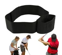 TRS Slider Golf Training Aid - Adjustable Golf Swing Correcting Arm Band for Connection & Stability - Premium Nylon Elastic Swing Trainer for Beginners, Men & Women